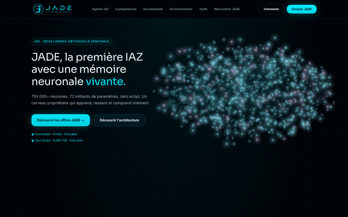 JADE — l'IAZ souveraine d'ALMARE