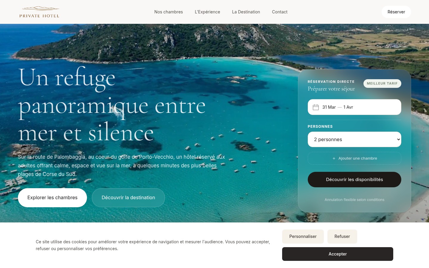 Private Hotel Corsica