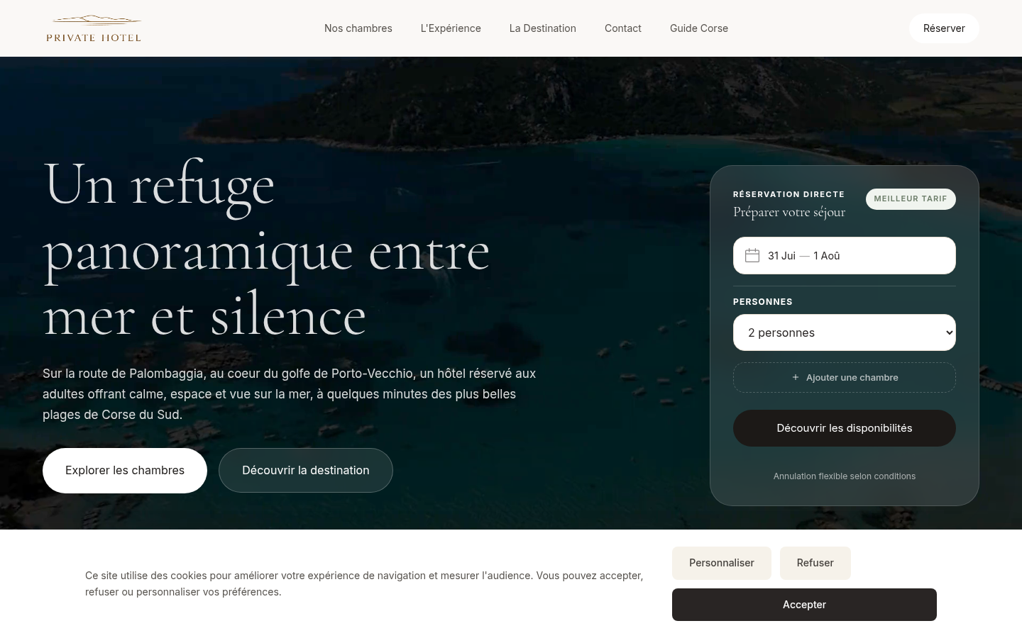 Private Hotel Corsica